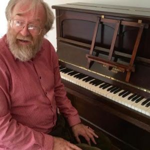 The last opportunity taken of playing grandmother Gunson's Collard and Collard piano in 2016.